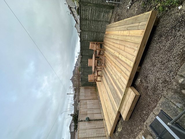 Beautiful decking installation